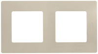 Рамка 2-постовая Legrand Etika Cлоновая кость
