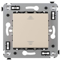 Переключатель одноклавишный в стену, "Avanti", "Ванильная дымка" DKC