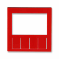 Сменная панель на накладку терморегулятора / таймера красный ABB Levit