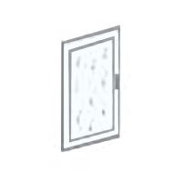 Дверь прозрачная 555мм 144мод Schneider Electric Prisma PACk 160