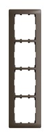 Рамка 4-постовая вертикальная Legrand Galea Life Темная Бронза/Dark Bronze