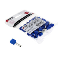 Наконечник штыревой втулочный изолированный EKF PROxima НШвИ(2) 2,5-10