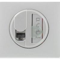 Накладка розетки RJ45 STP для оптимизированной сети с этикеткой Legrand Celiane Слоновая кость
