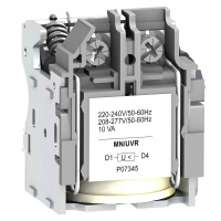 Расцепитель напряжения MN 220-240В AC 50/60Гц 208-277В AC 60Гц Schneider Electric Compact/VigiCompact NSX100-630