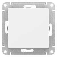 Выключатель 1-клавишный сх.1 10AX механизм Schneider Electric AtlasDesign Белый