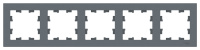 Рамка 5-постовая универсальная Schneider Electric AtlasDesign Грифель