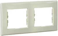 Рамка 2-постовая горизонтальная IP44 Schneider Electric Sedna Бежевый