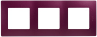 Рамка 3-постовая Legrand Etika Cливовый