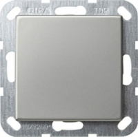 Переключатель 1-клавишный Gira System-55 Сталь