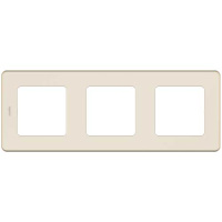 Рамка декоративная универсальная, 3 поста, Legrand Inspiria Слоновая кость