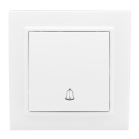 Кнопка звонка СП 10A EKF Basic Минск Белый