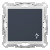 Кноп.выкл. "свет" IP44, Графит Schneider Electric
