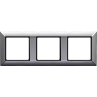 Рамка 3-постовая Jung Eco Profi Алюминий