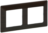 Рамка 2-постовая Legrand Valena Life Темное дерево