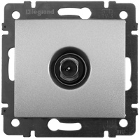 Розетка TV проходная 14дБ Legrand Valena Алюминий