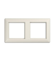 Рамка ударопрочная 2-постовая Jung AS 500 Слоновая кость