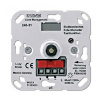 Светорегулятор для л/н 60-400 Вт в сборе без рамки JUNG EcoProfi Белый