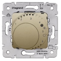 Регулятор теплого пола c LED-индикатором НО-контакт 16A Legrand Galea Life Титан