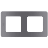 Рамка декоративная универсальная, 2 поста, Legrand Inspiria Дымчатый