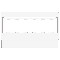 Рамка-суппорт под 6М PDA-3BN 80 для "Brava" DKC
