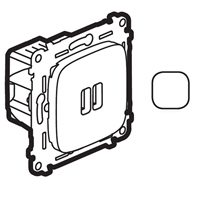 Зарядное устройство 2хUSB 1500mA Legrand Valena Allure Белый