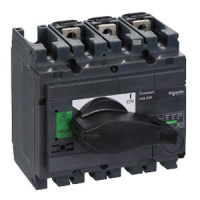 Выключатель-разъединитель, монтаж на плате 3P / с чёрной рукояткой Schneder Electrc nterpact NS250