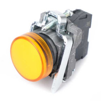 Systeme Electric Лампа сигнальная в сборе модульная 22 мм желтая 24В DC