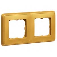 Рамка 2-постовая Legrand Cariva Матовое золото