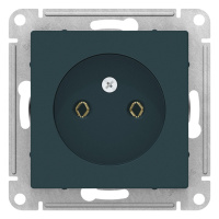 Розетка без заземления 16A механизм Schneider Electric AtlasDesign Изумруд