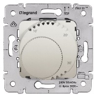 Термостат c LED-индикатором НЗ-контакт 5A cos φ=1 / 2A cos φ=0,6 Legrand Galea Life Жемчуг