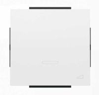 Накладка светорегулятора клавишного ABB NIE Sky Альпийский белый 8560.1 BL