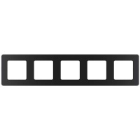 Рамка декоративная универсальная, 5 постов, Legrand Inspiria Антрацит