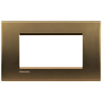 Рамка прямоугольная 4 мод Bticino Living Light Бронза