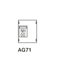 Пластрон 300x250мм с проемом под 1 разъединитель NH00 ABB
