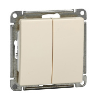 W59 2-клавишный Переключатель, 10АХ, механизм, слоновая кость Schneider Electric