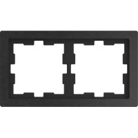 Рамка 2-постовая Merten D-Life Базальт