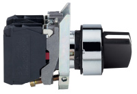 Переключатель с фиксацией 3 позиции 1НО+1НЗ IP66 Schneider Electric