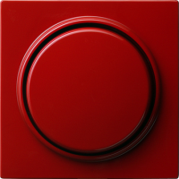 Накладка светорегулятора поворотно-нажимного Gira S-Color Красный