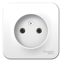 Розетка без заземления без шторок накладного монтажа с изолирующей пластиной 16A 250В Systeme Electric Blanca Белый