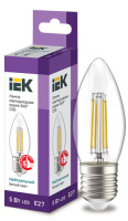 Лампа светодиодная свеча C35 5Вт 230В 4000К E27 серия 360° IEK