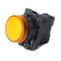 Systeme Electric Лампа сигнальная SB5 в сборе модульная 22 мм желтая 24В DC