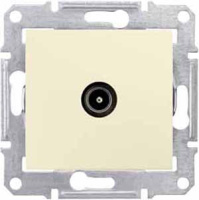 Розетка TV проходная 8dB Schneider Electric Sedna Бежевый