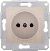 Розетка 1-я без заземления Schneider Electric Sedna Титан
