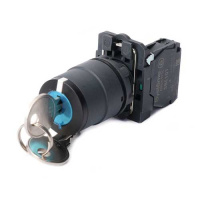 Systeme Electric Переключатель SB5 в сборе модульный 22мм 2 позиции с фиксацией ключ 2пол 1НО