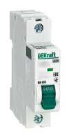 Автоматический выключатель 1P 10A C 6kA DEKraft ВА-103