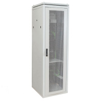 Шкаф сетевой 19" LINEA N 24U 600х1000мм перфорированные двери серый ITK