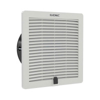 Вентилятор c решеткой и фильтром, 560/600 м^3/ч, 230В DKC