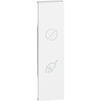 Белый Лицевая панель для модуля индикации Уборка/Не беспокоить 1 мод Bticino LivingNow 