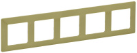Рамка 5-постовая Legrand Valena Life Лайм