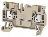 Клеммник проходной A2C 2.5 пружина 2.5 мм.кв бежевый Weidmuller